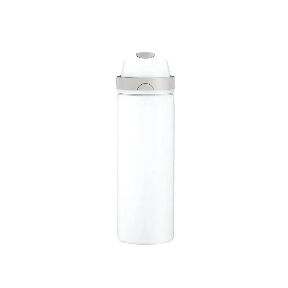 2-in-1 White Hydration Water Bottle