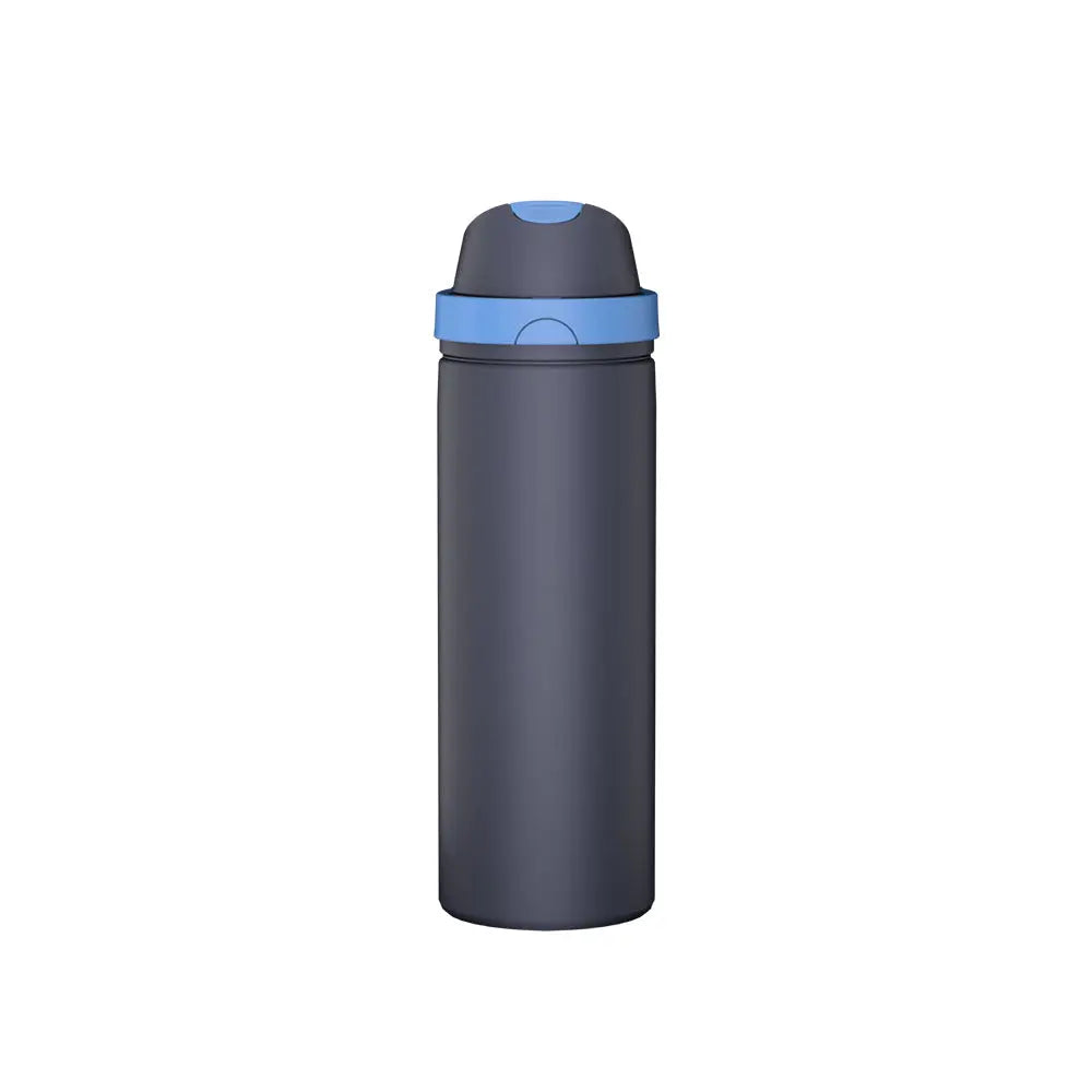 2-in-1 White Hydration Water Bottle