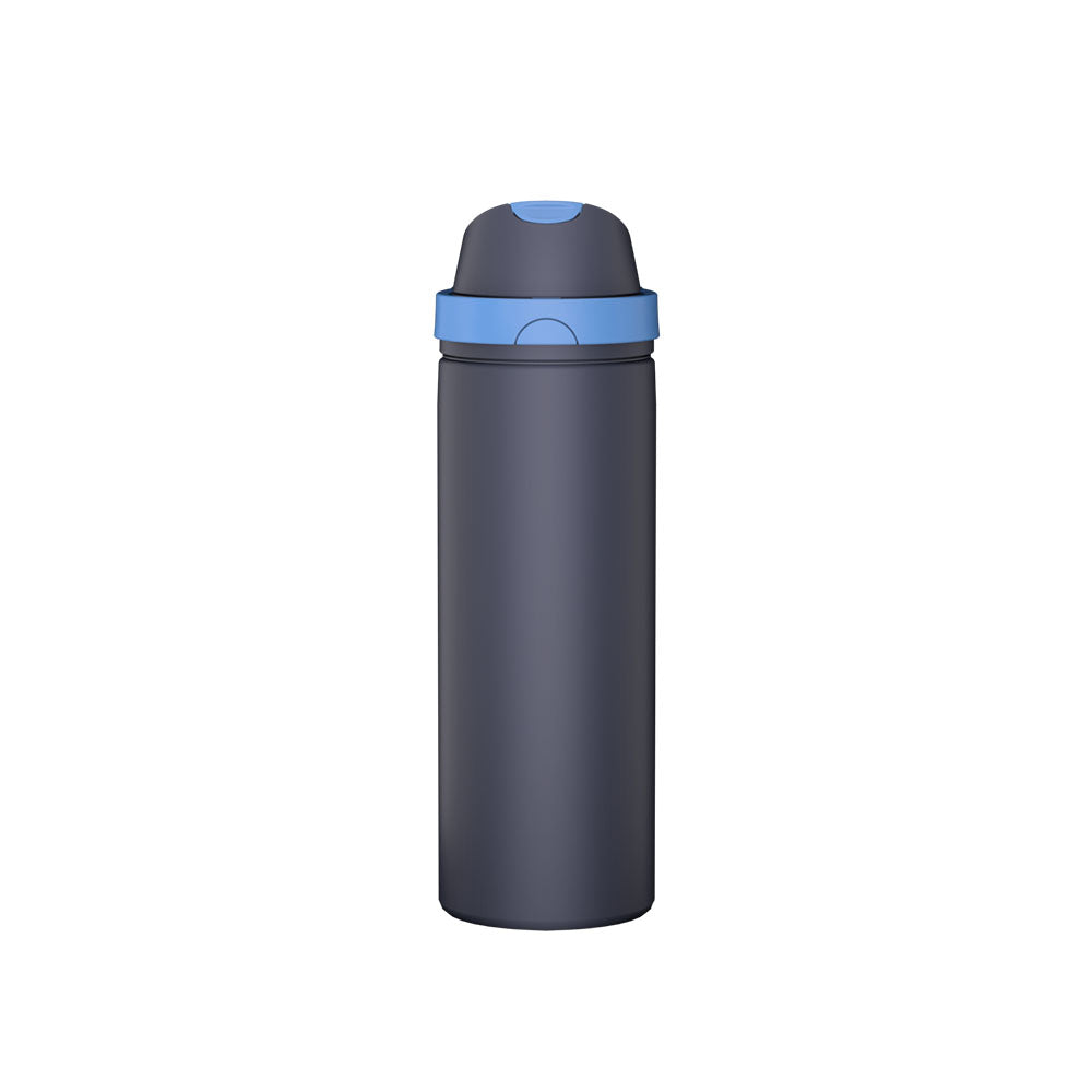 2-in-1 White Hydration Water Bottle