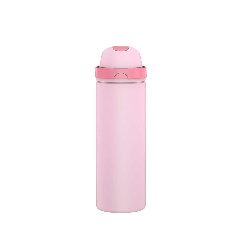 2-in-1 White Hydration Water Bottle