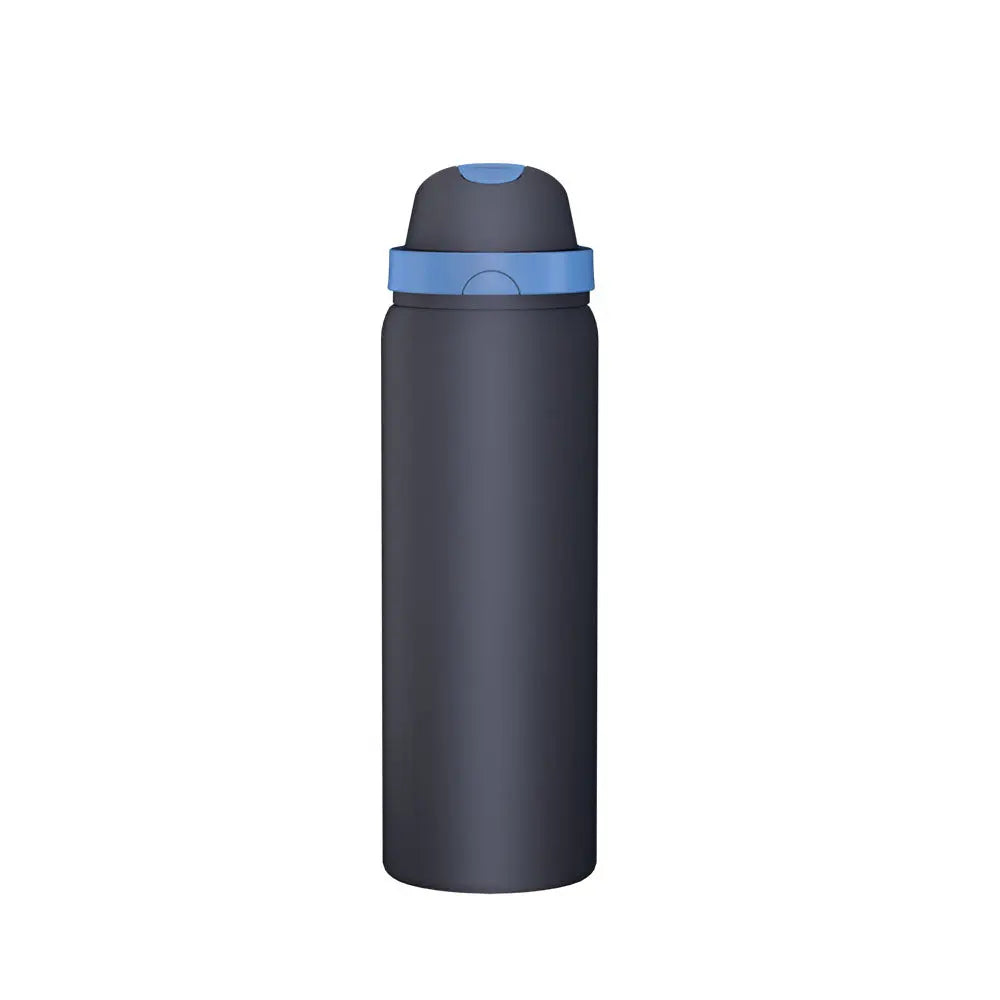 2-in-1 White Hydration Water Bottle