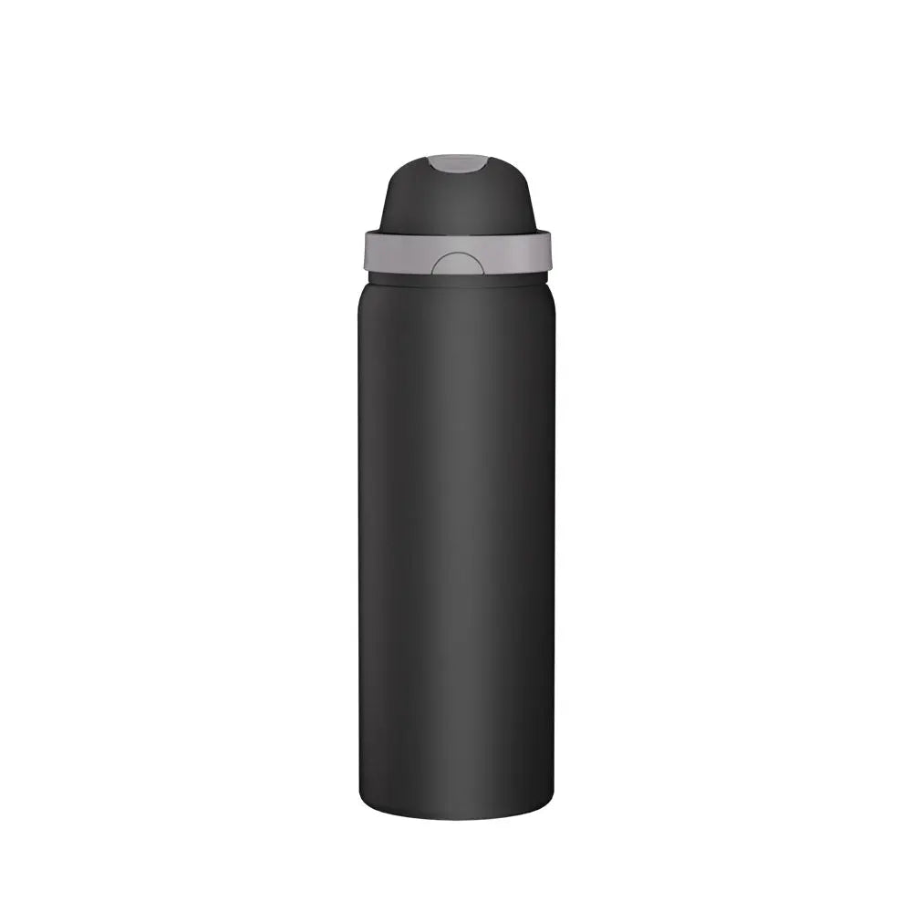 2-in-1 White Hydration Water Bottle