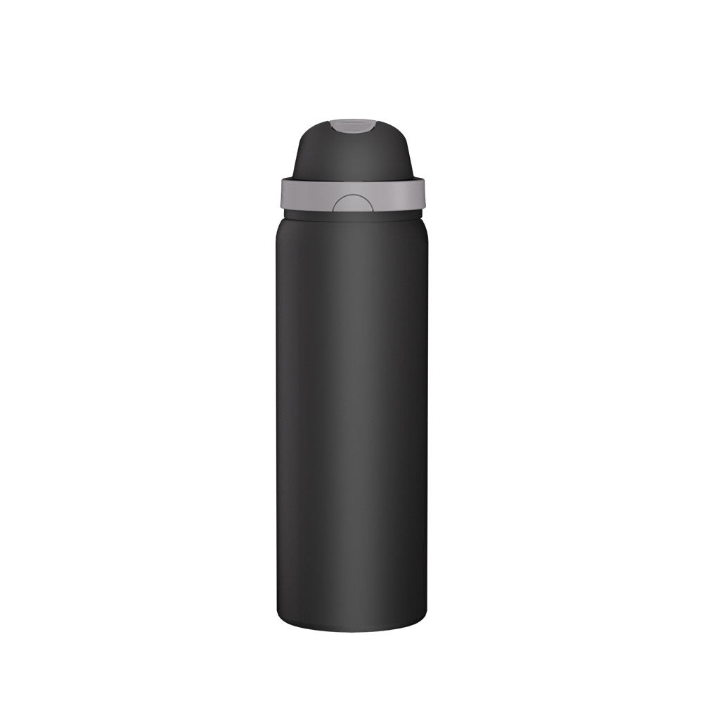 2-in-1 White Hydration Water Bottle