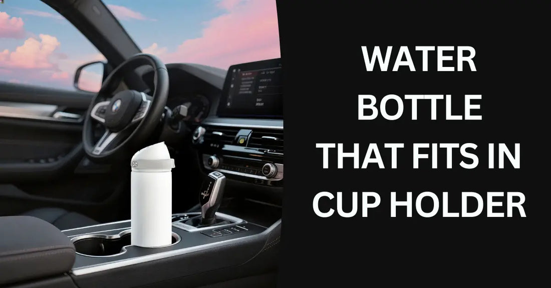 Water Bottle That Fits in Cup Holder for On-the-Go Hydration - Xtusimple