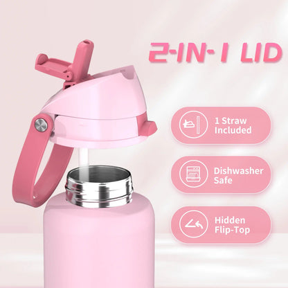 2 - in - 1 Black Hydration Water Bottle - Xtusimple