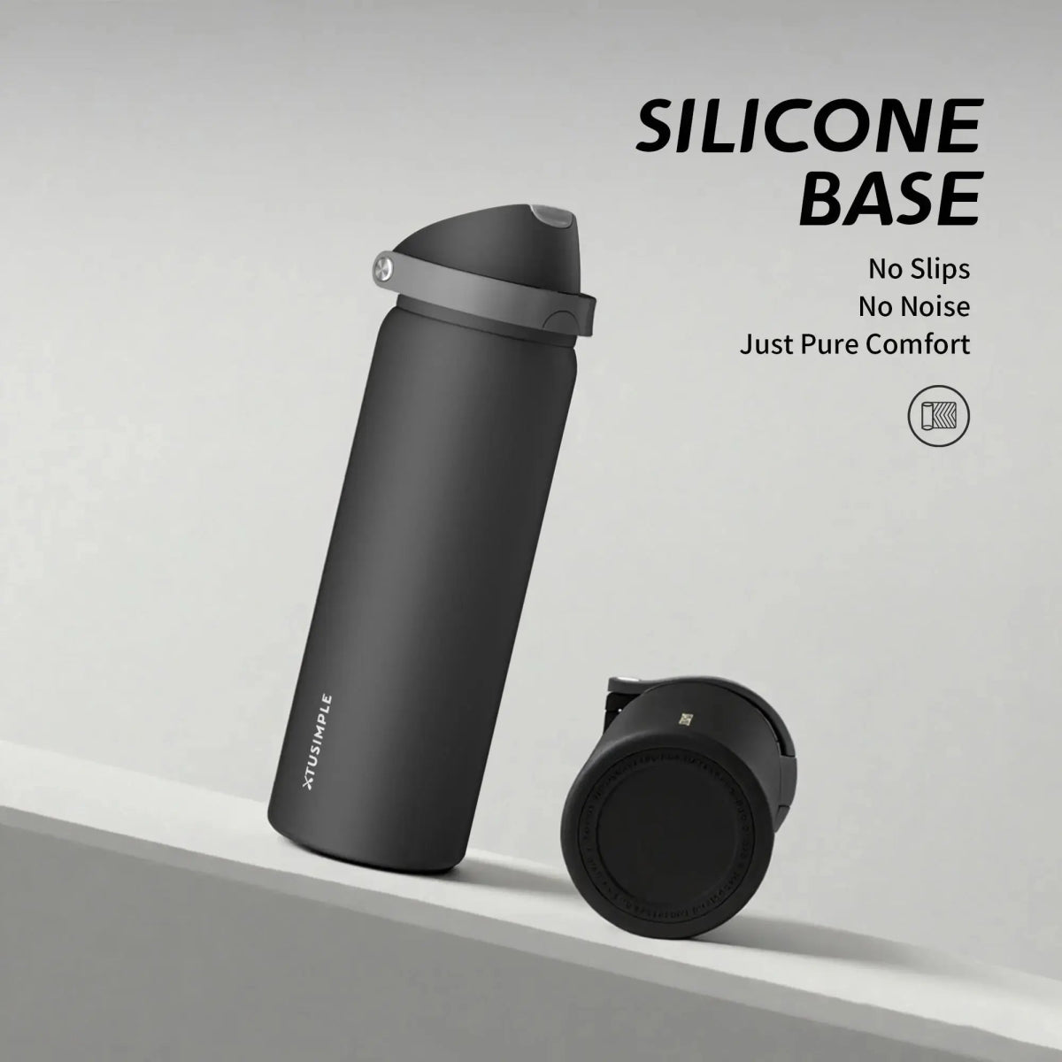 2 - in - 1 White Hydration Water Bottle - Xtusimple