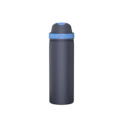 2-in-1 White Hydration Water Bottle