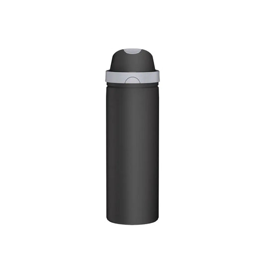 2-in-1 Black Hydration Water Bottle