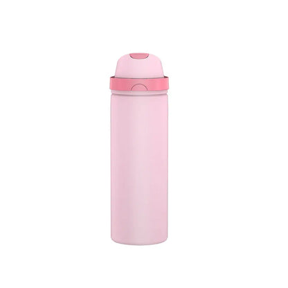 2-in-1 White Hydration Water Bottle
