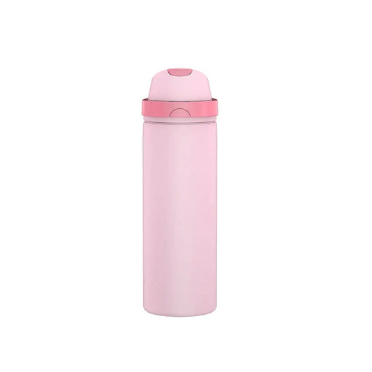 2-in-1 Pink Hydration Water Bottle
