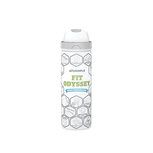 FIT ODYSSEY Water Bottle White   +  Stickers
