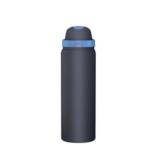 2-in-1 Blue Hydration Water Bottle
