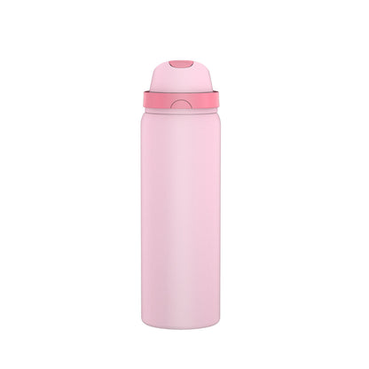 2-in-1 White Hydration Water Bottle