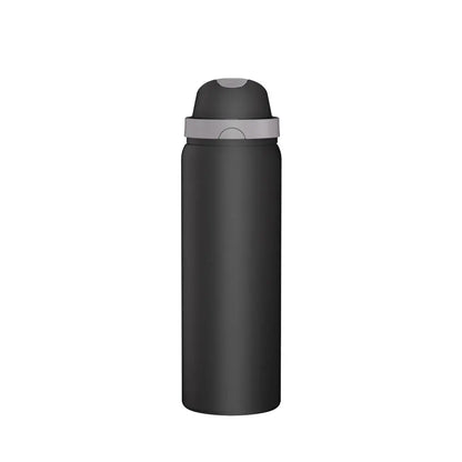 2-in-1 White Hydration Water Bottle