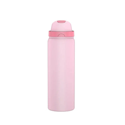 2-in-1 White Hydration Water Bottle
