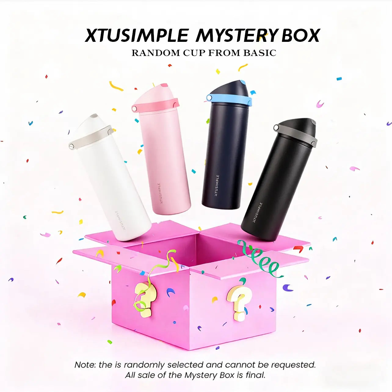 2-in-1 Pink Hydration Water Bottles